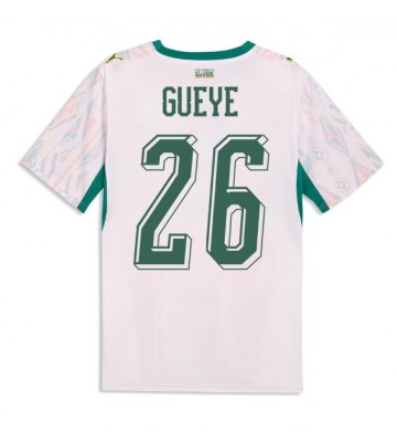 Senegal Pape Gueye #26 Replika Hemmatröja VM 2026 Kortärmad